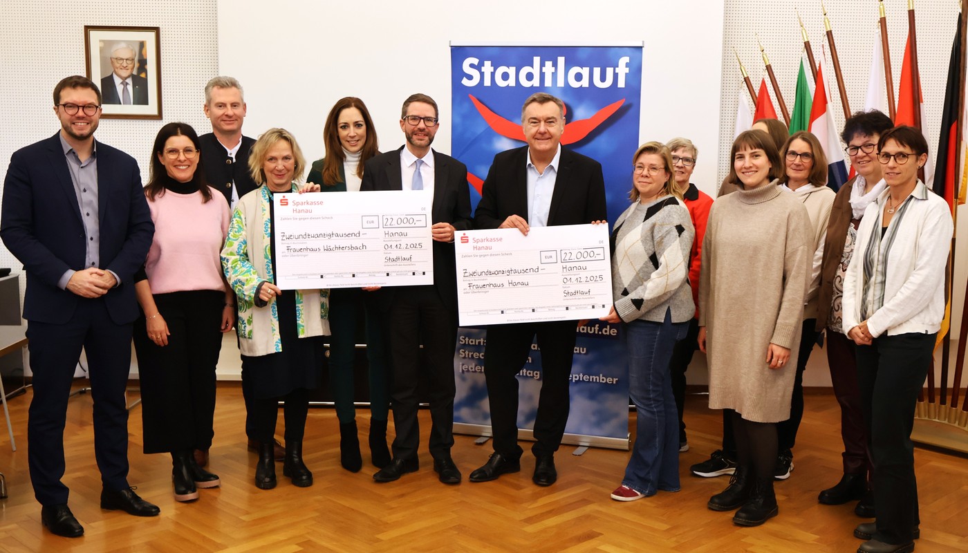 Hanauer Stadtlauf erlöst 44.000 Euro für Frauenhäuser nach Rekordteilnahme Hanauer Stadtlauf erlöst 44.000 Euro für Frauenhäuser nach Rekordteilnahme