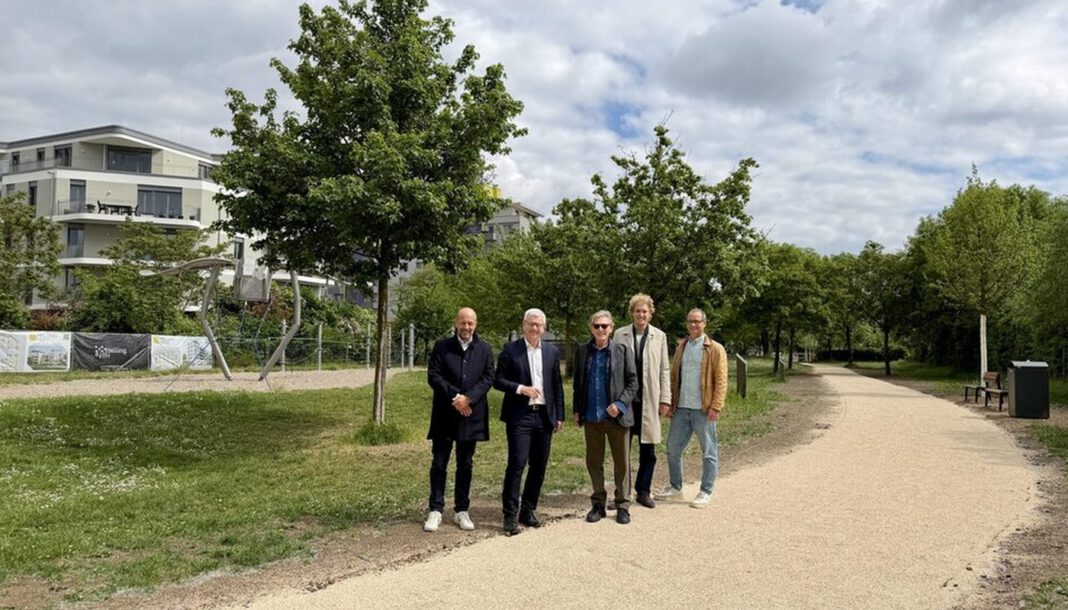 Neue Wege in Kastel: Helling Höfe werden direkt an die Rheinpromenade angebunden Neue Wege in Kastel: Helling Höfe werden direkt an die Rheinpromenade angebunden