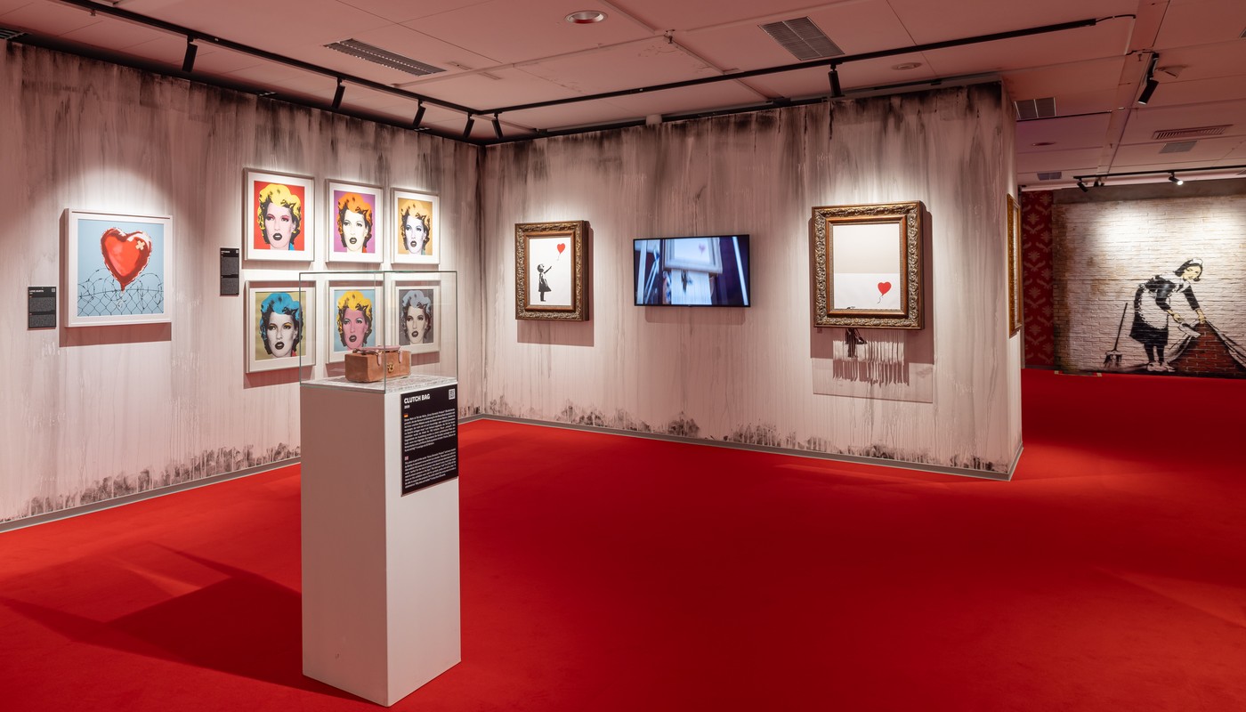 Reproduktionen von Banksy ab 13. Februar im Hanauer Stadthof Reproduktionen von Banksy ab 13. Februar im Hanauer Stadthof