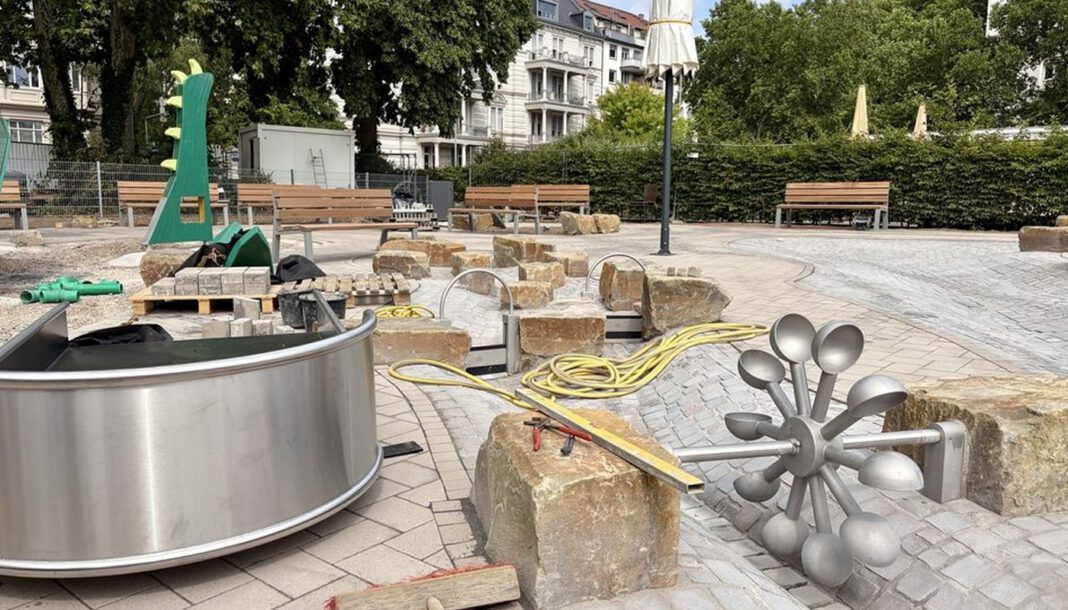 Wasserspielplatz in den Reisinger-Anlagen soll im August öffnen